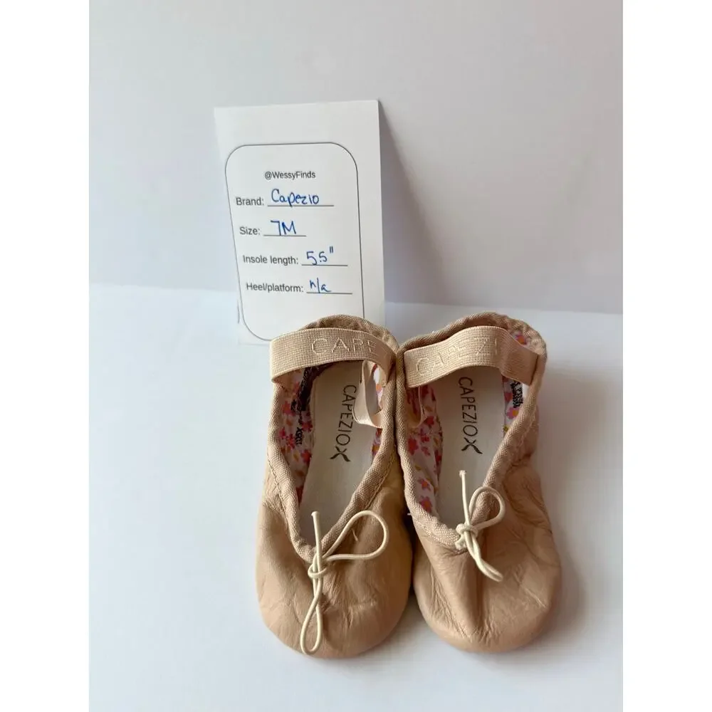 Capezio Ballet Slippers – Toddler Girls Size 7M – Ballet Pink